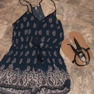 Romper & sandals
